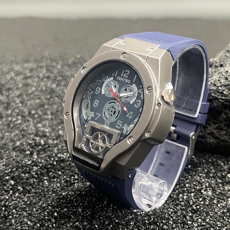 Jason Statham-Inspired Men's Silicone Quartz Watch - Fashion Trend