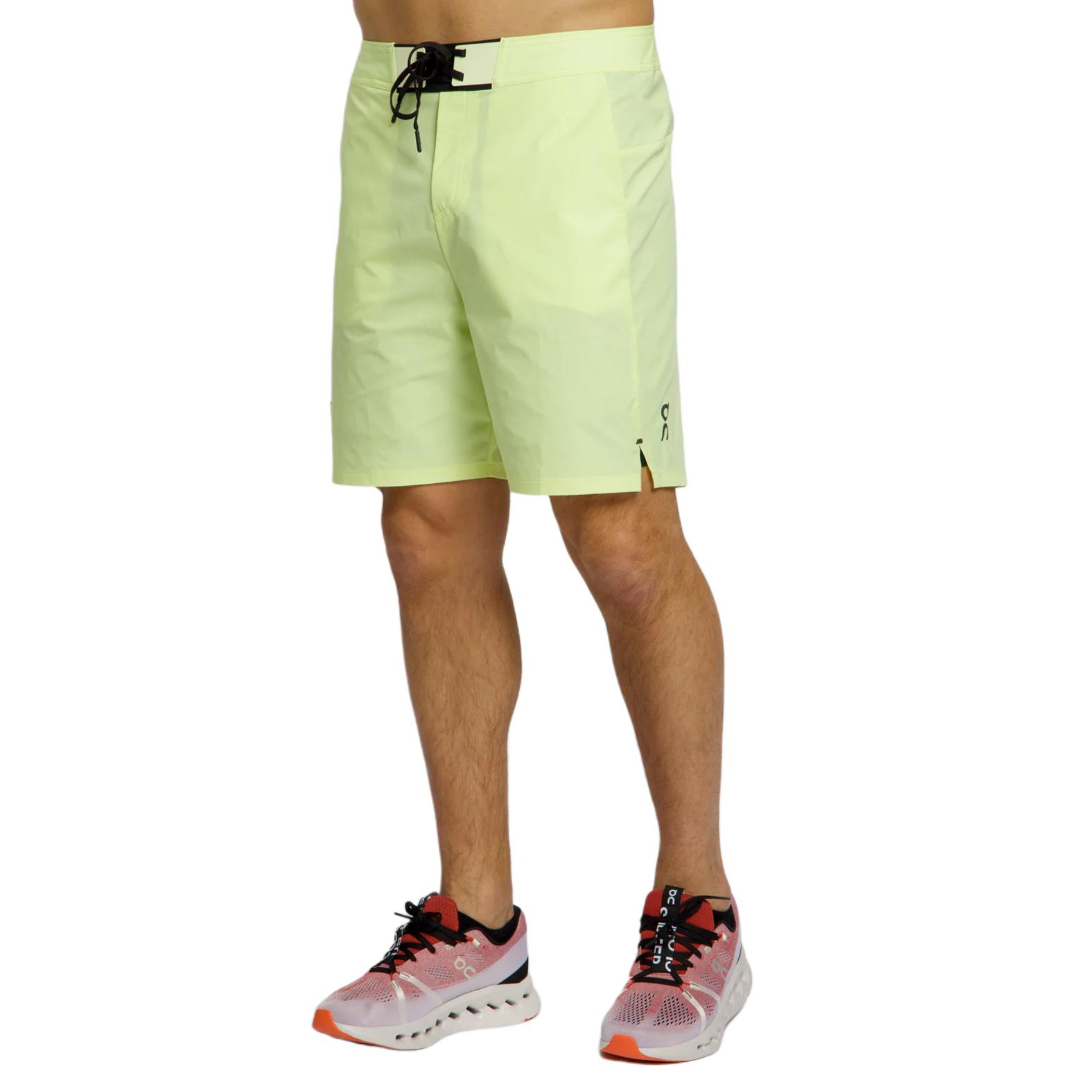 

On Solid Logo Lace-Up Five-Point Casual Shorts Men shorts Yellow 1ME10280169 S