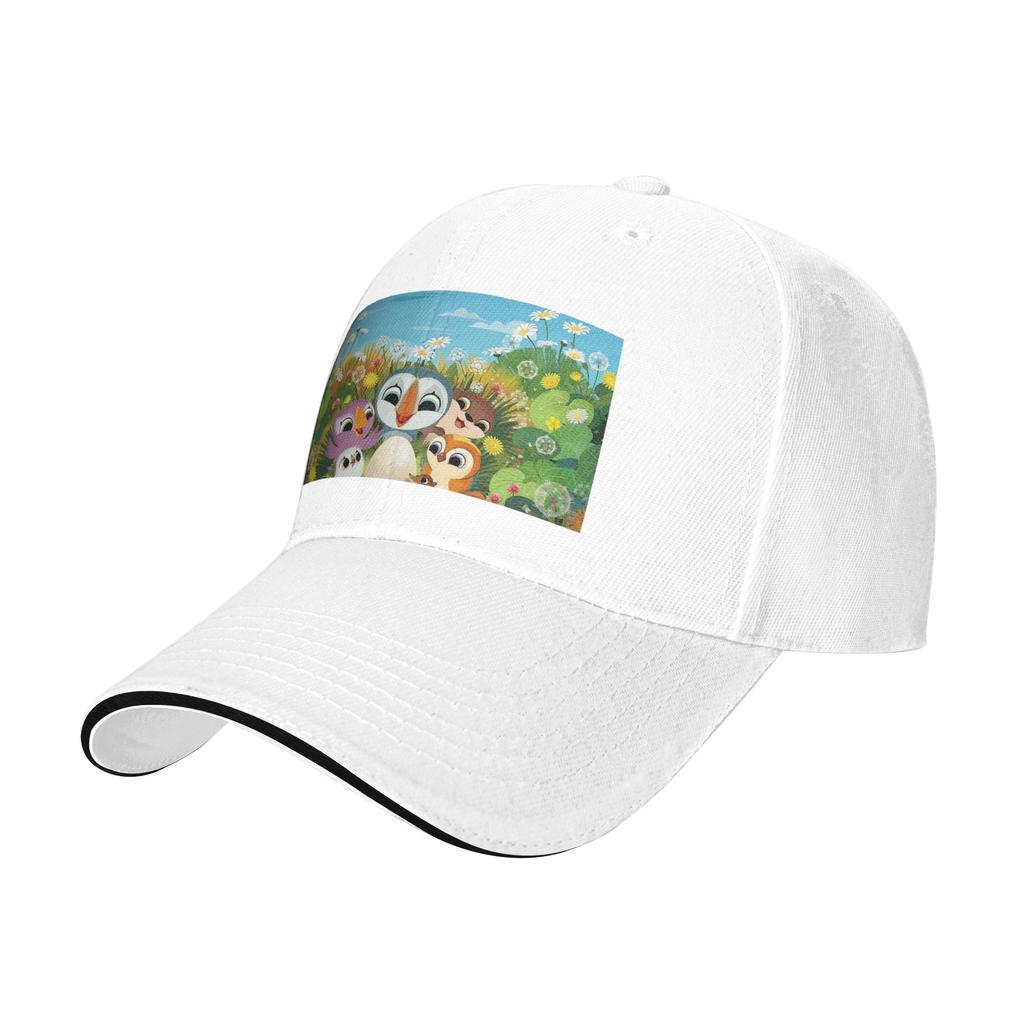 Puffin Rock Cartoon Cap Casual Baseball Caps Adjustable Hat Hip Hop Summer Unisex Baseball Hats Customizable