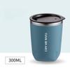 300ml Thermal Mug Stainless Steel Vacuum Flask Insulated Portable Water Bottle Iced Coffee Tea Beer Cup Travel Office Drinkware