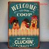 Metal Wall Art Rooster Chicken Eggs Farmhouse Rustic Victorian Decor