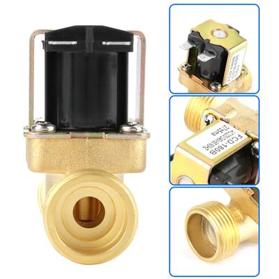 Válvula Elétrica Solenoide de Entrada de Água de 2 Vias G3/4 N/C Normalmente Fechada Elétrica Solenoide AC 220V FCD‑180B