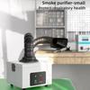 Soldering Fume Extractor Smoke Absorber Adjustable Arm Filter Purifier for Electronics Repair Workstation Lead-Free Solder Smoke