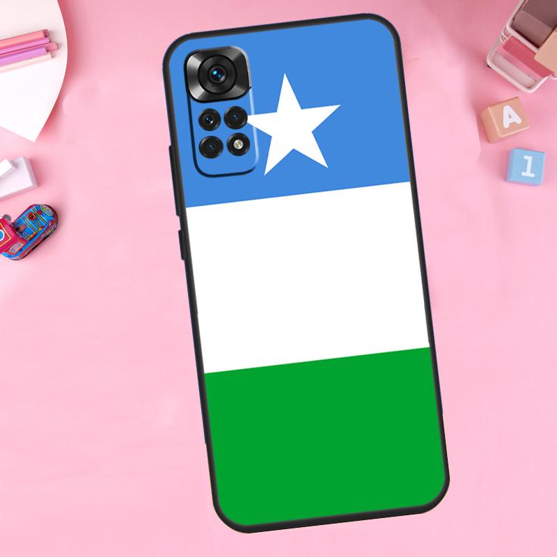 Puntland State Somali Flag For Xiaomi Redmi Note 13 10 12 11 14 15 Pro Plus Phone Case For Redmi 15 13C 12C 14C 10C 15C