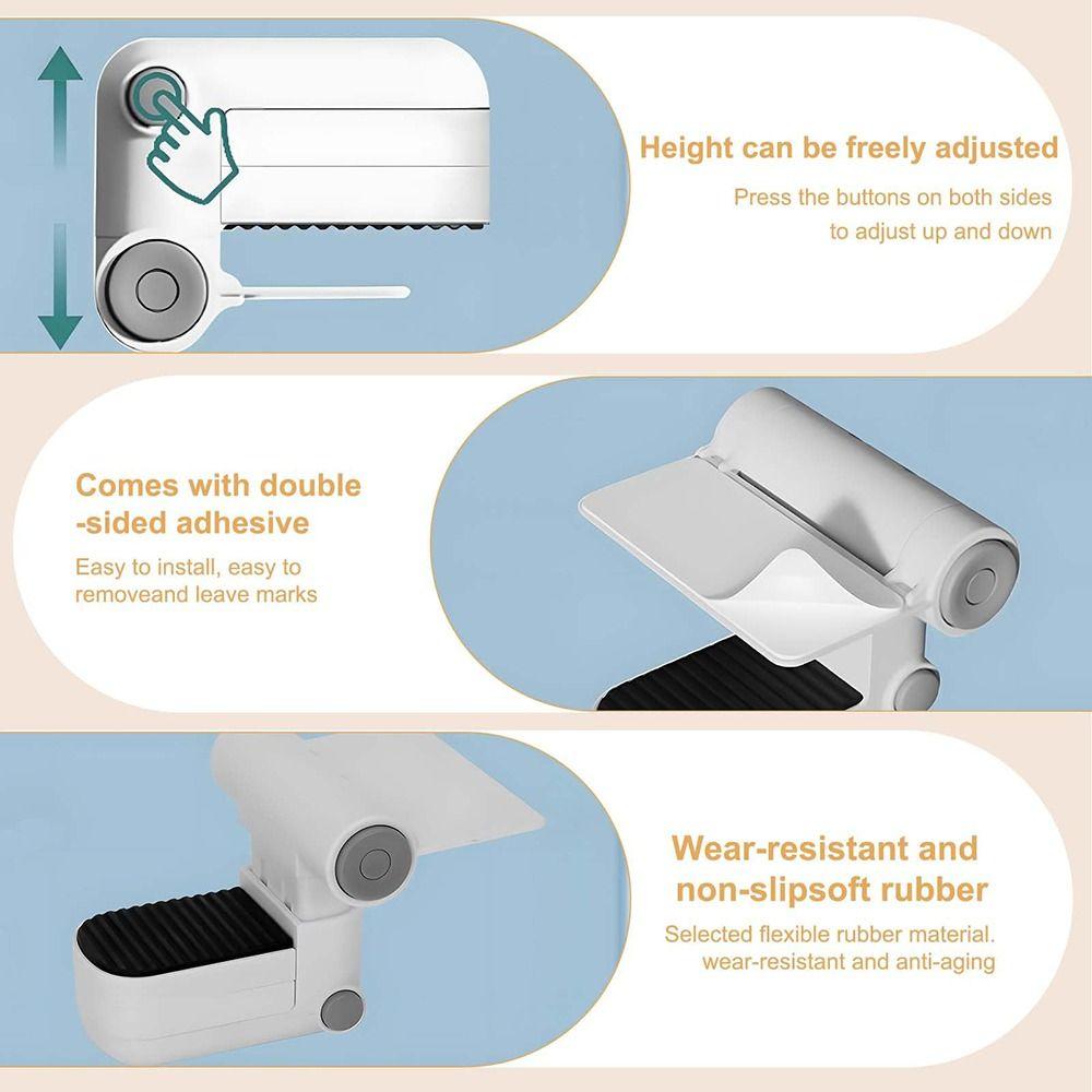 Höhenverstellbare Baby-Toilettendeckel-Sicherheitsverschlüsse Selbstklebend Kindersicherung für den Haushalt