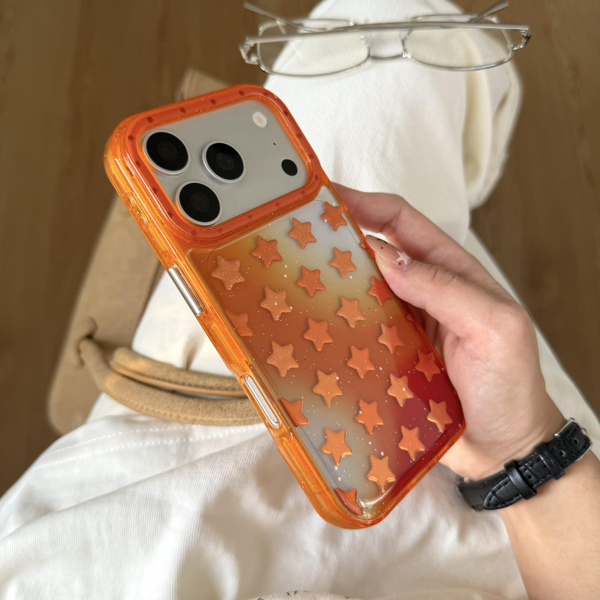 

Glitter Heart Polka Dot Phone Case for iPhone 15 Pro/16/17 Pro Max iPhone 14