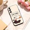 C-Chaotic Duck Goose    Phone Case For Samsung Galaxy A73,A72,A71,A70,A53,A52,A51,Others Soft Black Shell