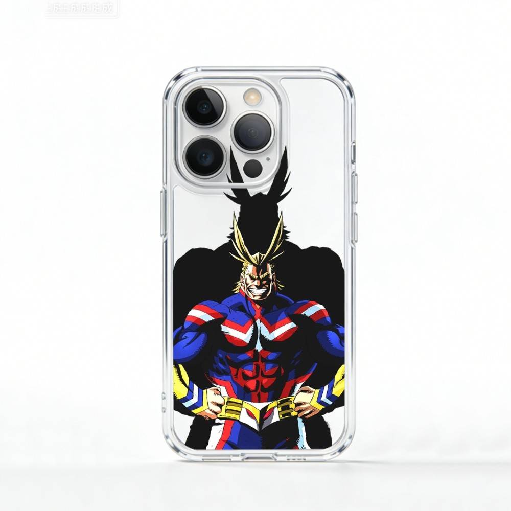 T-Toshinori Y-Yagi MHA All Might    Phone Case For iPhone 17 16 15 14 13 12 11 Mini Pro Max Plus Transparent Cover