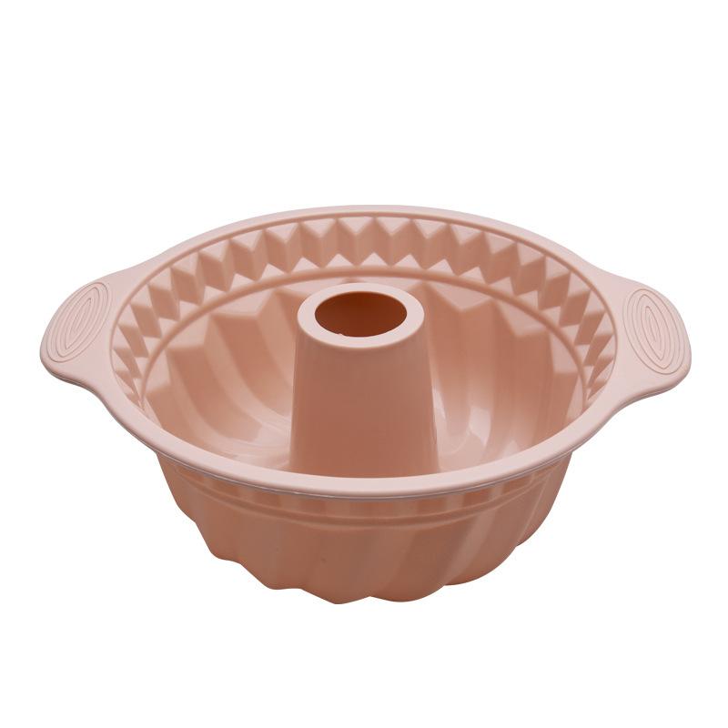 Силиконовая форма для мусса, Саварин, полая шифоновая форма для торта, устойчивая к высоким температурам силиконовая форма для торта