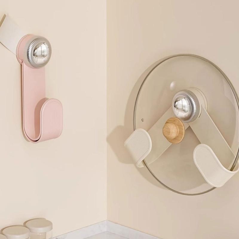 Without Drilling Kitchen Cabinet Lid Organizers With Adjustable Designs Home Accessory for Easy Installation Holder