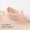 David Bella Girls' Antibacterial T-shirt Autumn Dress Boys' High Collar Bottom Shirt Baby Stylish Top