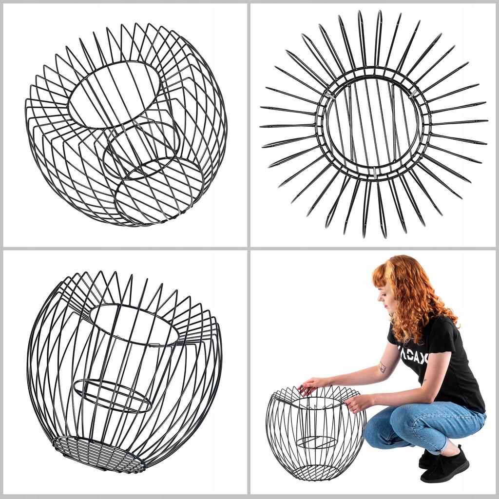 KADAX Gabion Planter Cover Gabion Steel 44cm