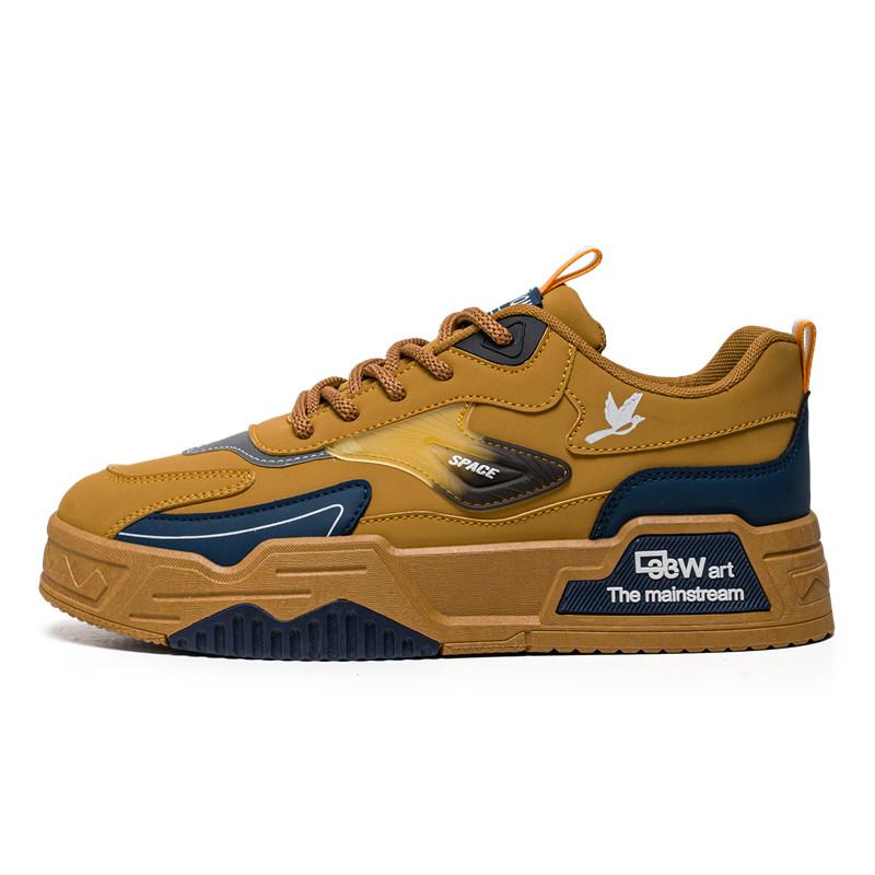 Męskie buty sportowe casualowe sneakersy w stylu ulicznym studenckie oversize czarne buty do skateboardingu