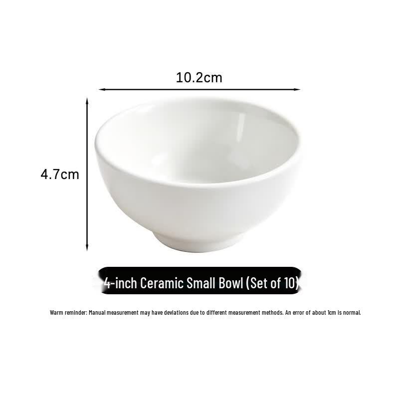 Jingqingfu Ceramic White Porcelain Bowls