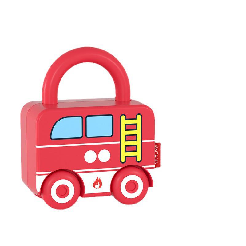 Sliding Toy Car - Educational Padlock Vehicle for Kids