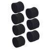 7 Pcs Speaker Port Tube Sponge Plug 72mm Diameter 60mm Height Speaker Guide Tube Bass Duct Sponge Bu
