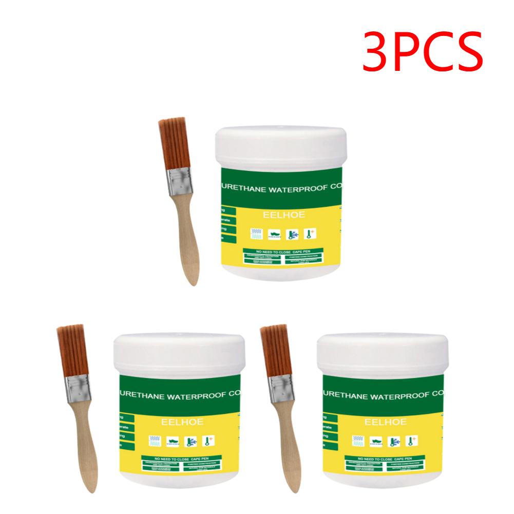 1-3 st 30/100/300g Vattentätt medel Vattentät beläggning Osynlig pasta Tätningsmedel Lim Reparationslim för Hemma för Tak Badrum