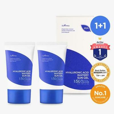 Dvojitá sada vodních opalovacích gelů s kyselinou hyaluronovou (50 ml + 50 ml)