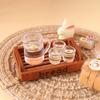 1Set 1:12 Dollhouse Miniature Kettle Lemon Water Cup Beverage Tea Set Kids Pretend Play Toy Doll House Accessories