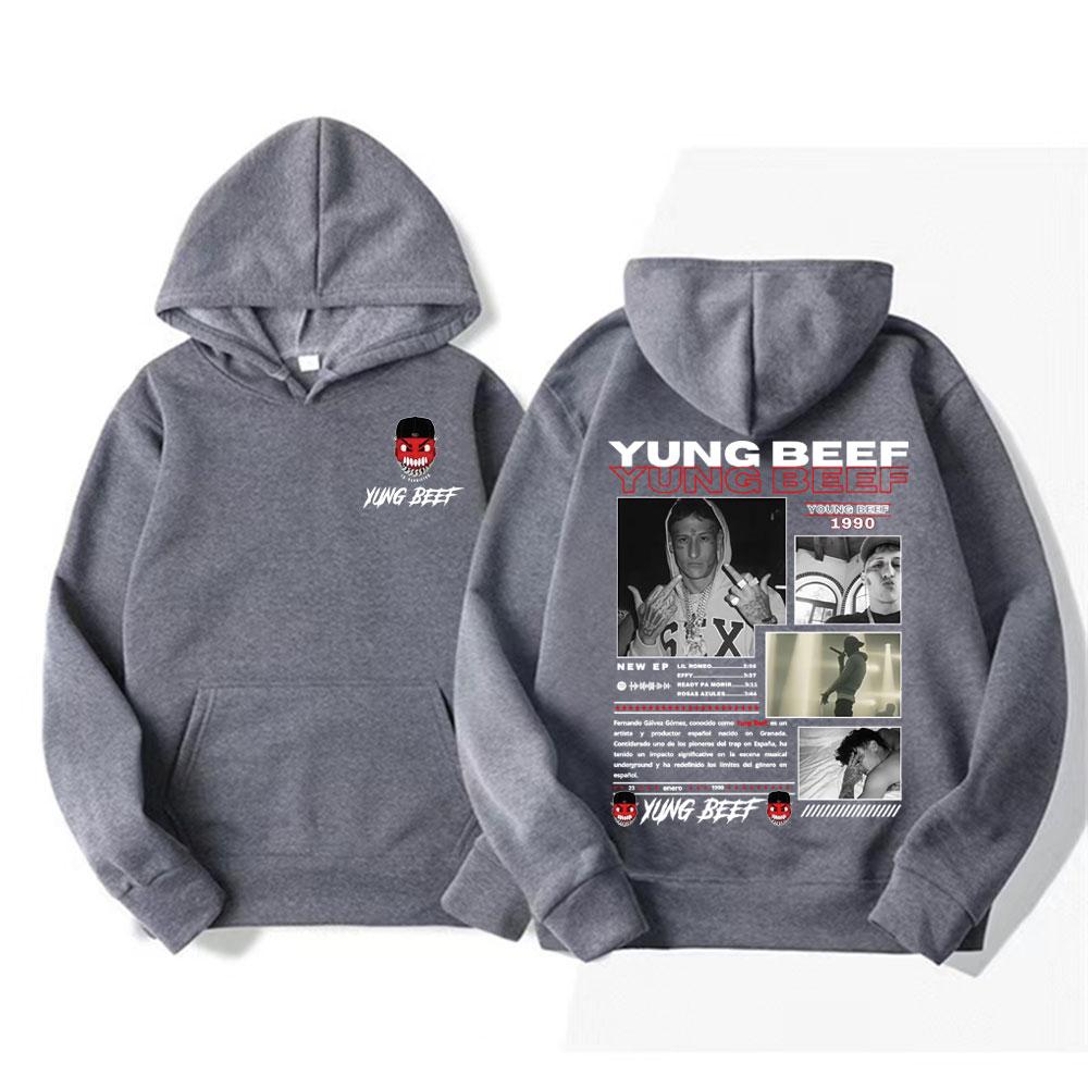 Rapper Yung Beef Album Hoodies Men's Clothing Fleece Long Sleeve Pullovers Hoodie Fashion Sweatshirt