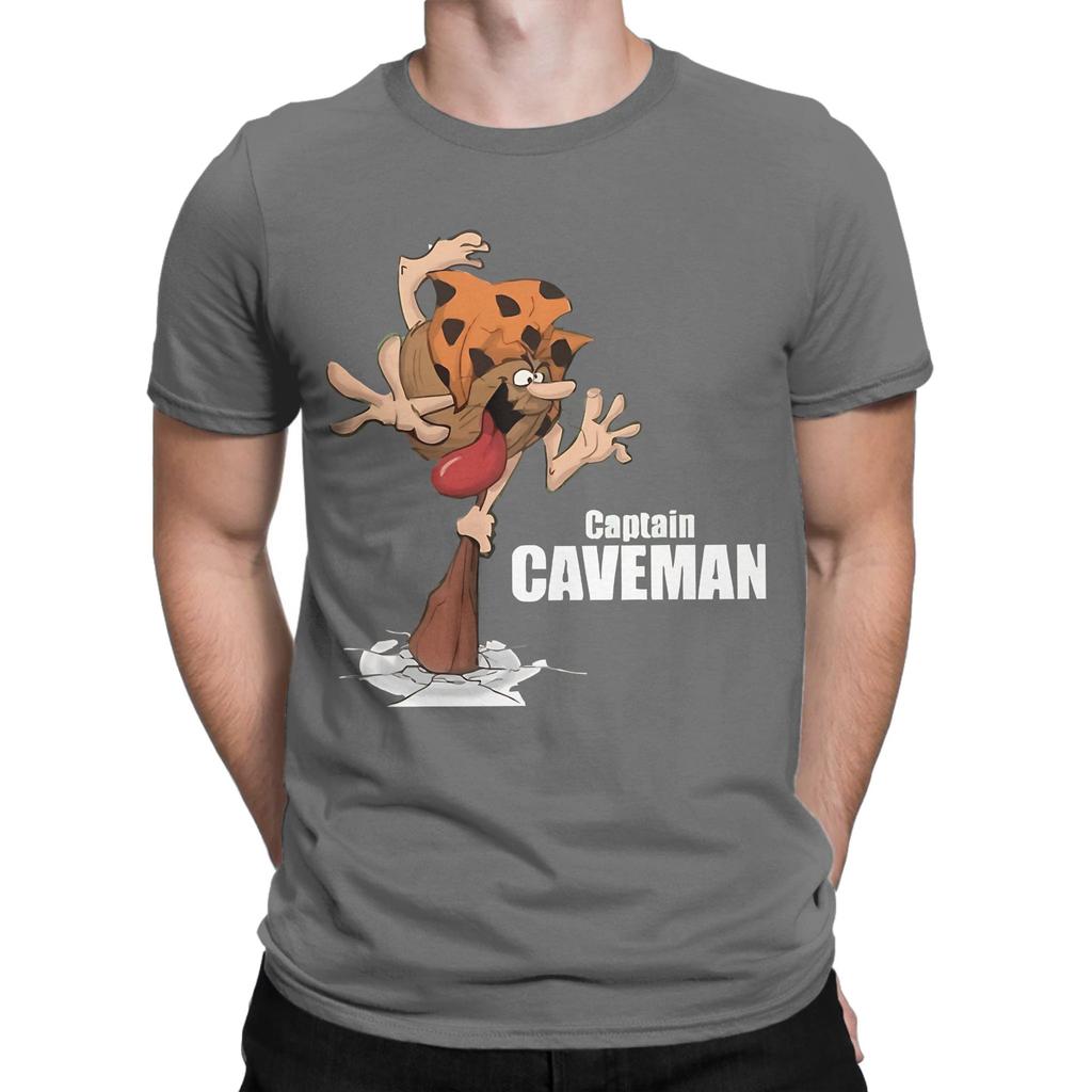 Classic Funny 100 Cotton Tshirt Captain Caveunisex Tees Tops For Unisex