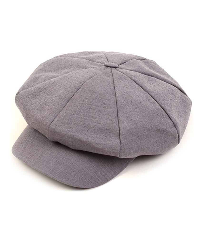 Yunibeosyeolkemiseuteuli Cool Gray Linen Newsboy Cap