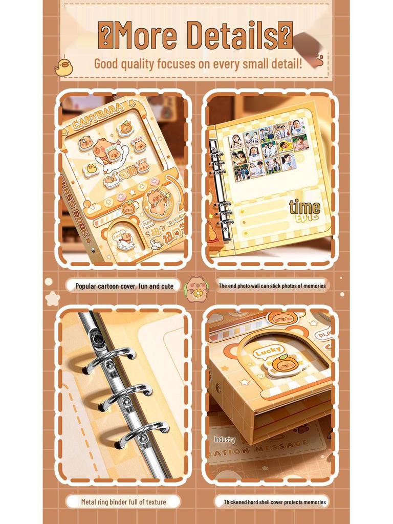 2025 Cute Cartoon Gashapon Yearbook for Sixth Grade Graduation