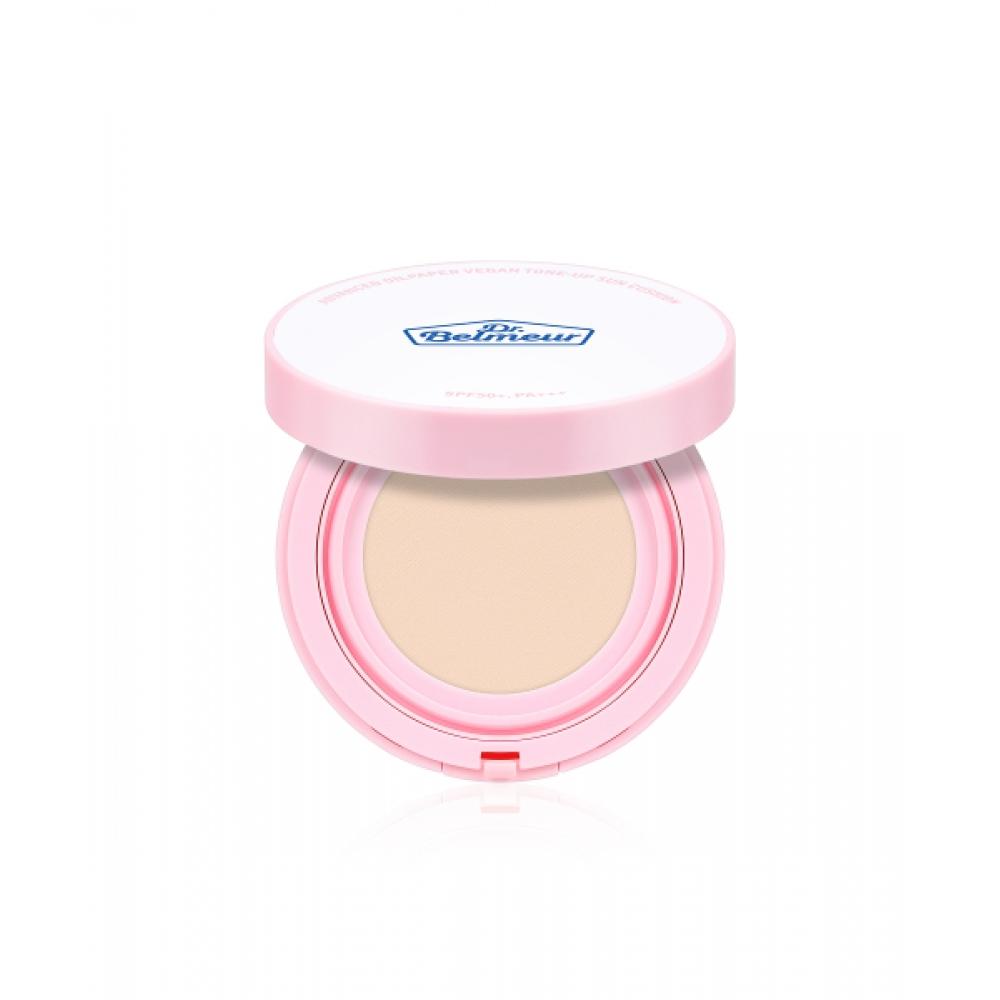 The Face Shop Dr. Belmer Advanced Oil Paper Vegan Tone Up Sun Cushion