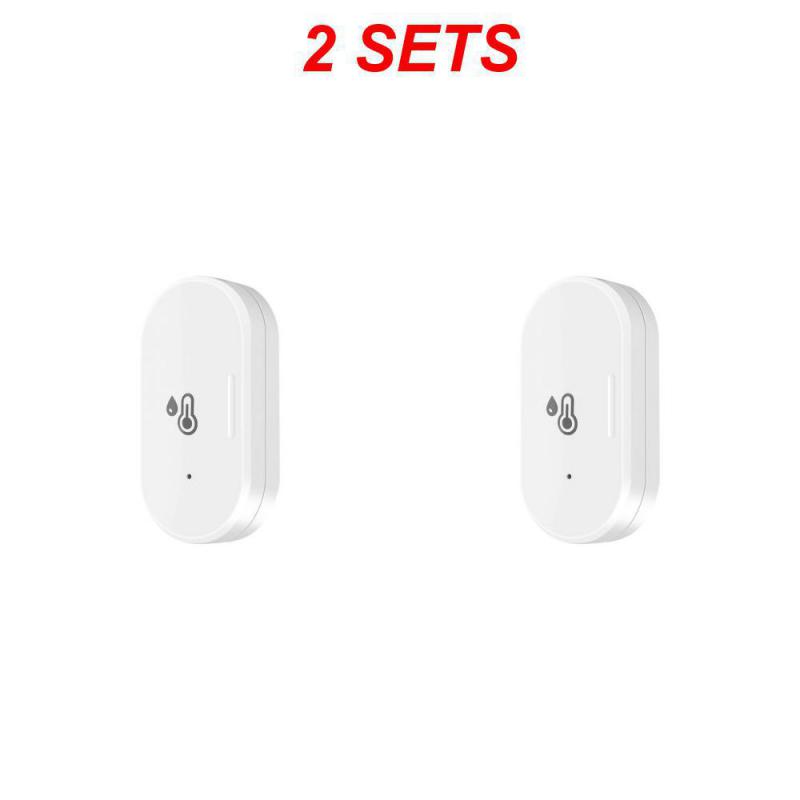 Tuya ZigBee Smart Temperature Sensor and Humidity Sensor with Battery Indoor Thermometer Monitor Work With Alexa Google Home