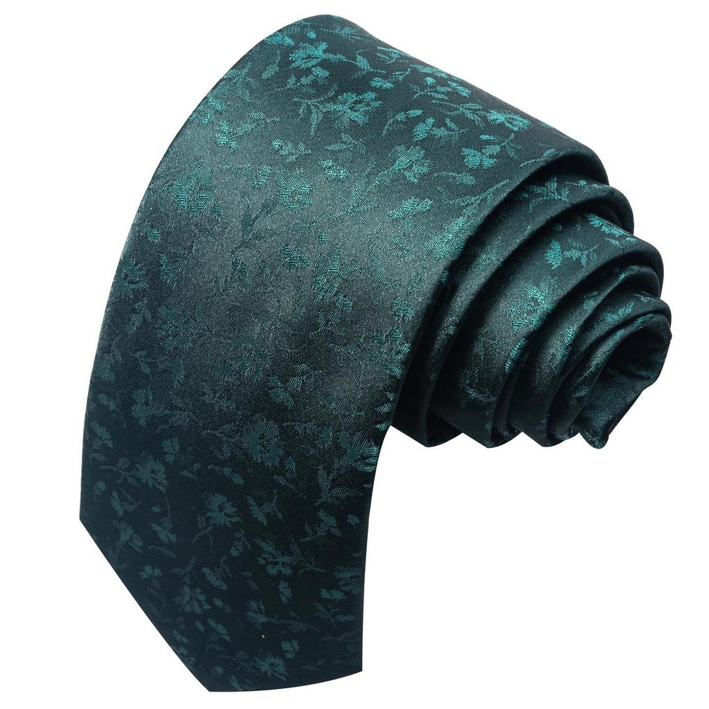 Spring/Summer Blue Series Men's Yarn-Dyed Jacquard Tie - British Style, Hand-Tied, Business Fashion