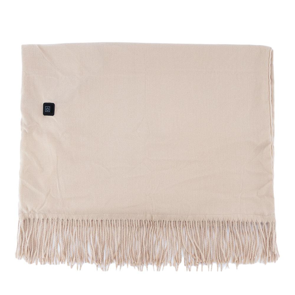 

Wearable Shawl Blanket Warm Clothing Heating Lap Blanket Office Warm Shawl for Winter хакі