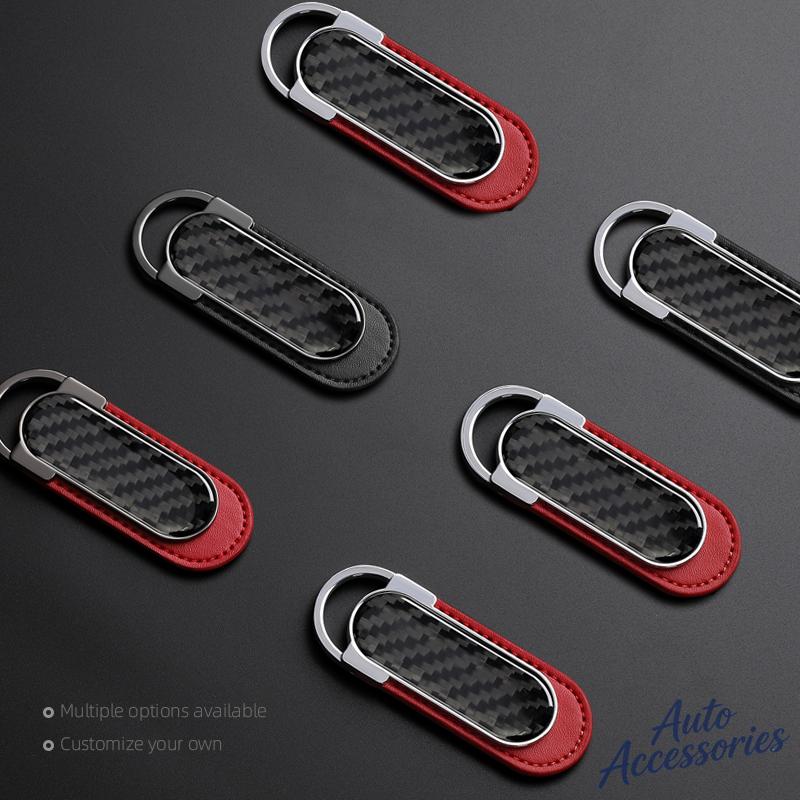 Kohlefaser Auto Styling Schlüsselanhänger Kreativer Auto Schlüsselanhänger Ring Anhänger Für Porsche Panamera Macan Boxster Cayman Cayenne 911 718 wzsh67
