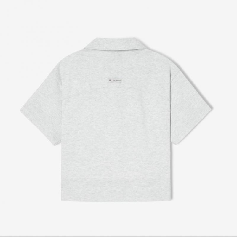 NeW Balance W Single Mesh Half Zip Up Short Sleeve sWeatshirt B1 nbncf2W412 19 Ac