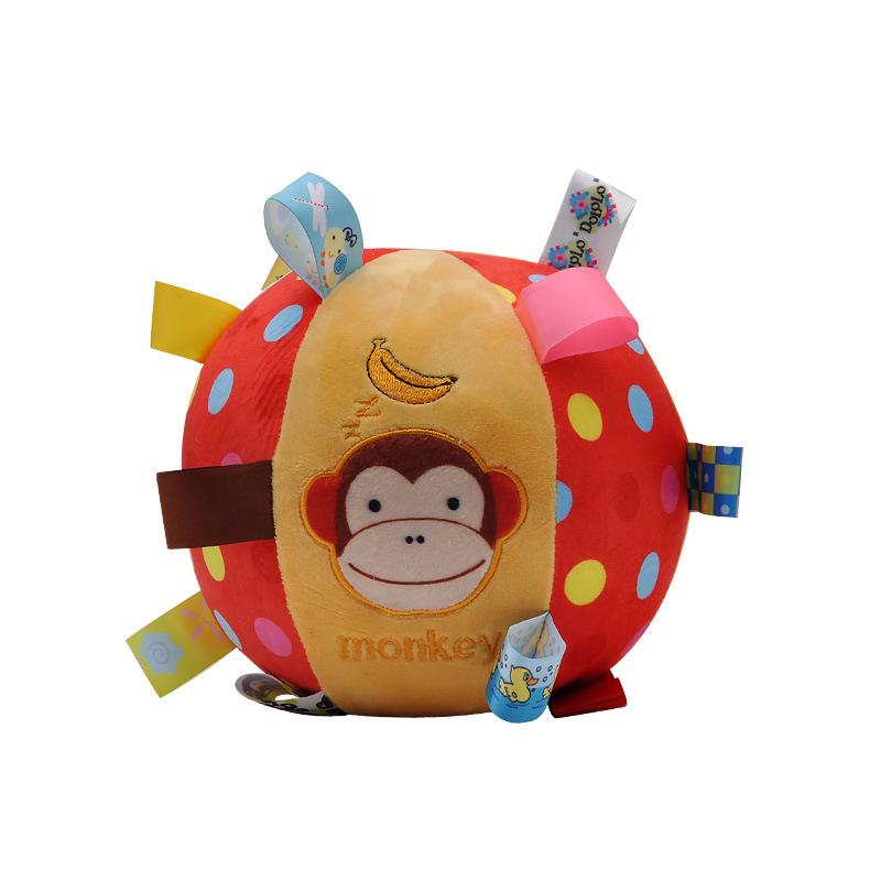 Infant Hand and Foot Training Ball: Textured Rattle with Color Beads, CPC CE Certified.