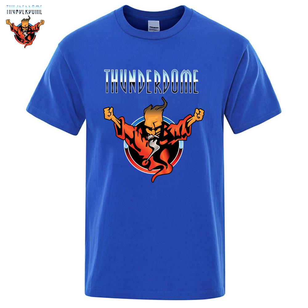 

Чоловіча Жіноча З принтом Короткий рукав Худі Бавовняна Зручна Футболка XL королівський синій колір