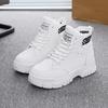 Women's Large Size Soft Sole Winter Warm Fur One Anti-slip Snow Boots Padded Lined Ankle Boots Windproof Outdoor Sports Cotton Boots