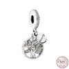 925 Sterling Sølv Hjerte & Mamma Dangle Dream Catcher Charm Fit OriginalNew Armbånd DIY Smykker For Dame Armbånd DiyBeads