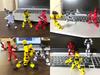Articulated Robot 3D Action Decorative Assembly Plastic Articulated 9cm Block-shaped, Figure, Piece, Toy, Model, Doll, (gray)