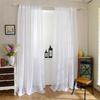 Solider weißer Vorhang 250x100cm Fenstertüll Vorhänge Weiße transparente Vorhänge für Schlafzimmer