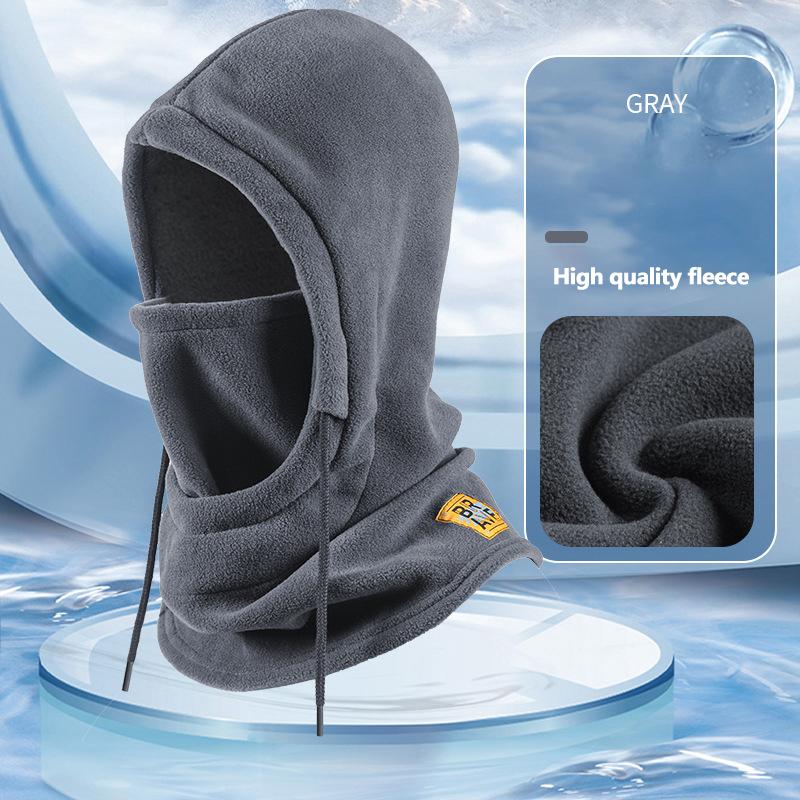 

1 шт. Ветрозащитная Холодная Теплая Шапка для Верховой Езды Спорт На Открытом Воздухе Зимняя Термальная Флисовая Балаклава Шарф Лыжная Маска для Лица Грелка для Шеи Снуд Капюшон Шапка серый