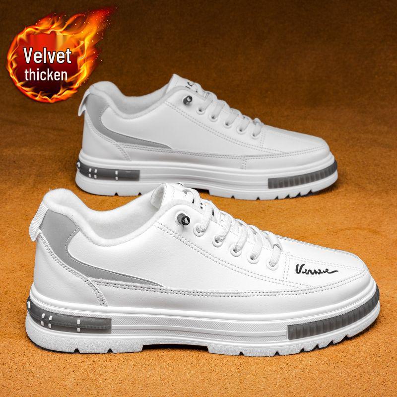 Men's High-Top Waterproof Velvet-Lined Winter Sneakers & Snow Boots