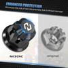 NICECNC 7075 Aluminum Alloy Front Rear Wheel Axle Nuts For HONDA TRX450R 450ER 400X 300X 250X 90304-HM5-A80 90309-HC4-000