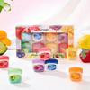 8pcs/4pcs Box Fruits Lip Balm Sets Moisturizing Lipstick Makeup Base Moisturizer Lip Balm Anti-Cracking Lips Skin Care