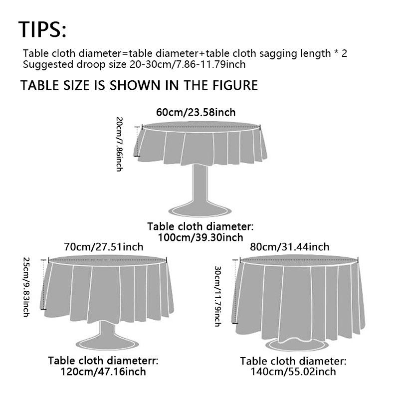 Weihnachts-Couchtischdecke Garngefärbtes Karomuster Feiertag Hochzeit Deko Tischdecke Amerikanische Runde Tischdecke Für Party Tischdeko