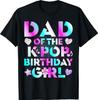 Camiseta para Padre de las Chicas de Cumpleaños K-Pop Amantes de la Música Coreana