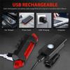 Bike Lights USB Rechargeable Waterproof Bike Headlight Tail Light Set for Men Women Kids Road Mountain Cycling Night Riding