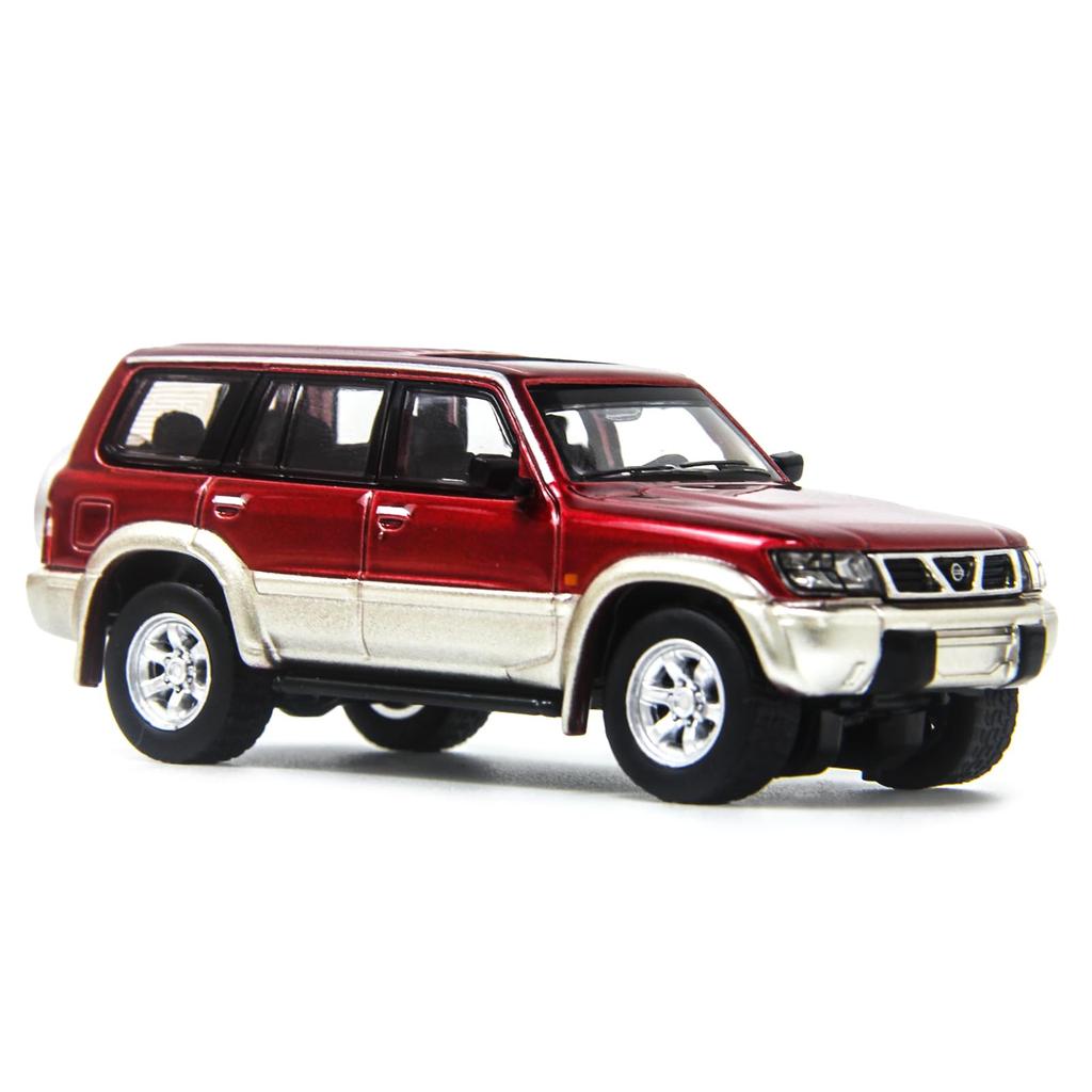 PAUDI MODEL Maßstab Diecast Nissan Patrol Y61 1998 Modell rot 1/64 Auto,
