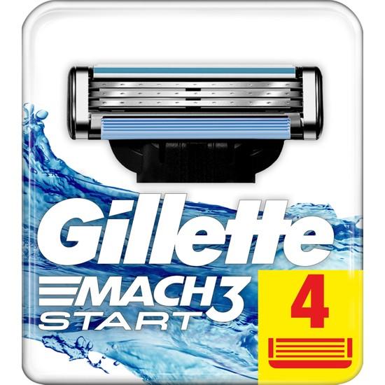 

Gillette Mach3 Start Запасные лезвия из 4 шт.