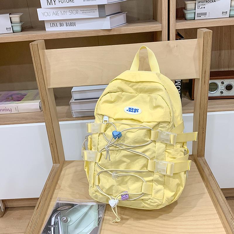 

New high-value, fresh and sweet two-dimensional girl backpack, large-capacity backpack for junior high school students