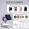 Z Type Metal 3in1 Wireless Charger For Iphone 13/15/14 Pro Max Fast Macsafe Wireless Chargers For Apple Watch 8/airpods 2